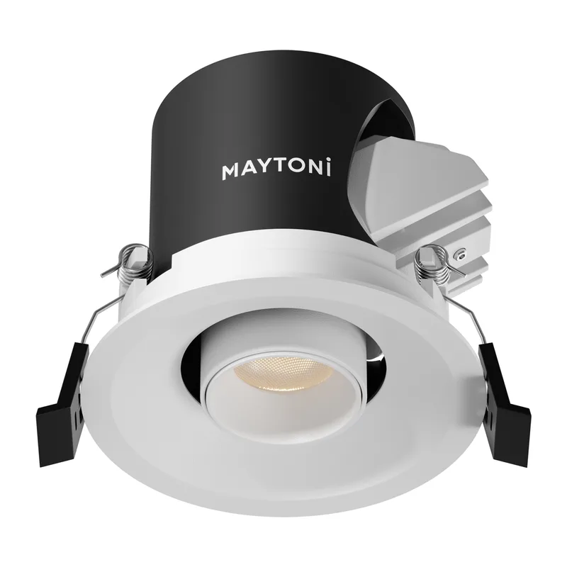 Встраиваемый светильник Фокус мини / Focus LED mini 8 Вт 3000 К 50° Maytoni DL127-8W3K-W
