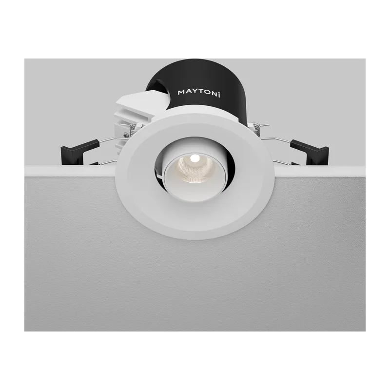 Встраиваемый светильник Фокус мини / Focus LED mini 8 Вт 4000 К 50° Maytoni DL127-8W4K-W 7