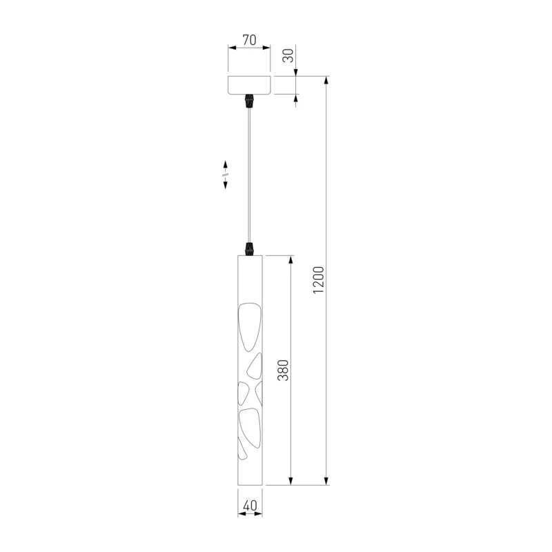 Подвесной светодиодный светильник DLR037 12W 4200K кофейный Elektrostandard 3