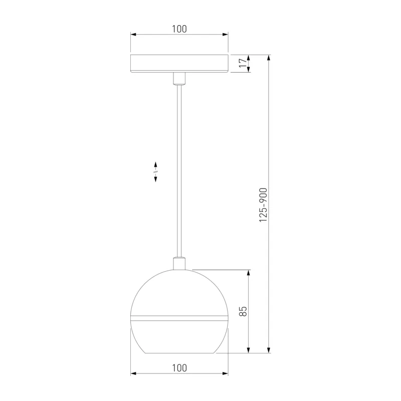 Подвесной светодиодный светильник DLS023 9W 4200K белый Elektrostandard 6