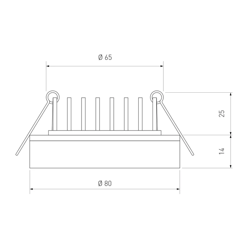 Точечный светодиодный светильник DSKR80 5W 3300K Elektrostandard 4