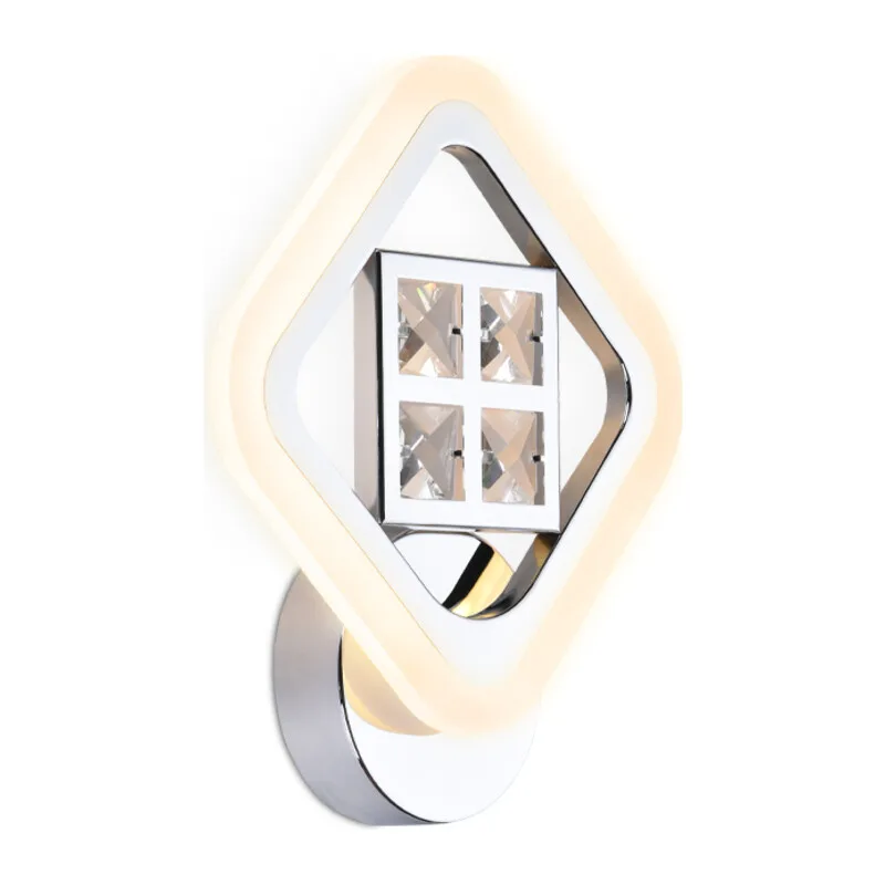 Настенный светодиодный светильник 3000K+6400K 15Вт FA285 CH хром 15W 260*230*60 Ambrella Light 5