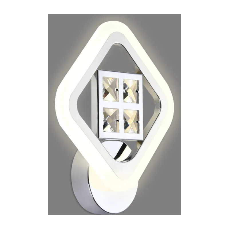Настенный светодиодный светильник 3000K+6400K 15Вт FA285 CH хром 15W 260*230*60 Ambrella Light 6