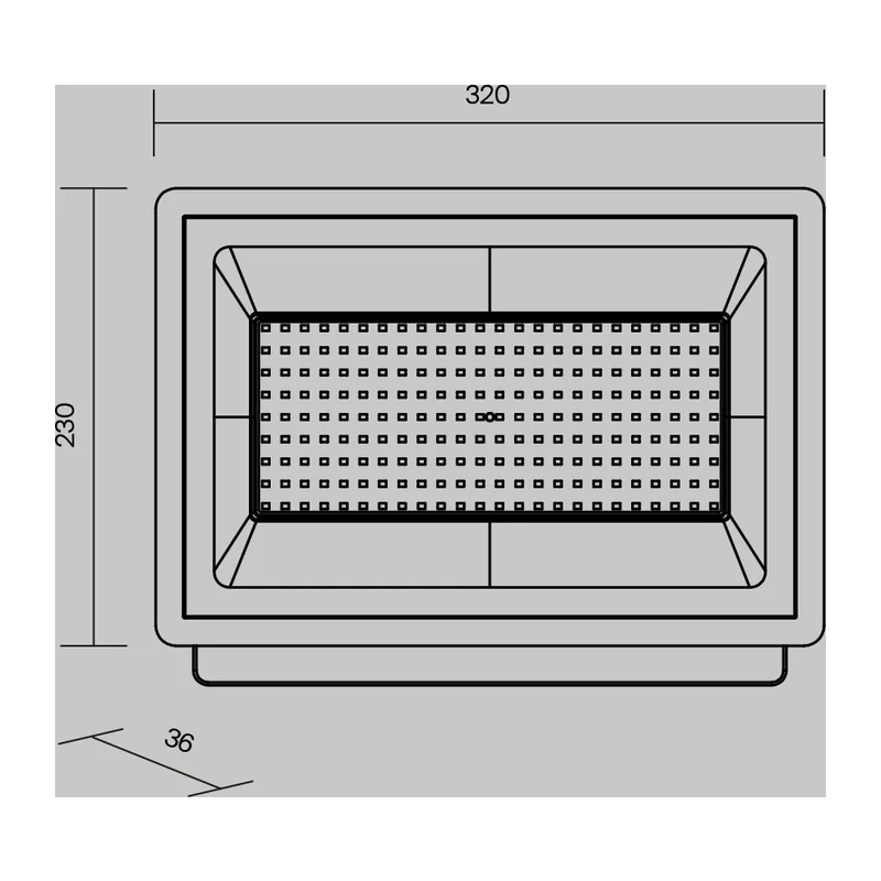 Прожектор Поток / Flood 4000К 150Вт IP 65 Maytoni FL001-L150B4K 11
