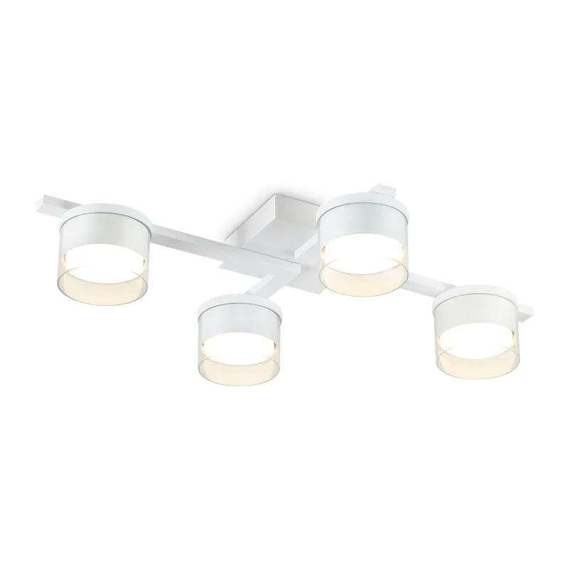 Потолочный светильник GX53*4 FL51661/4 WH/CL белый/прозрачный GX53/4 547*330*105 Ambrella Light