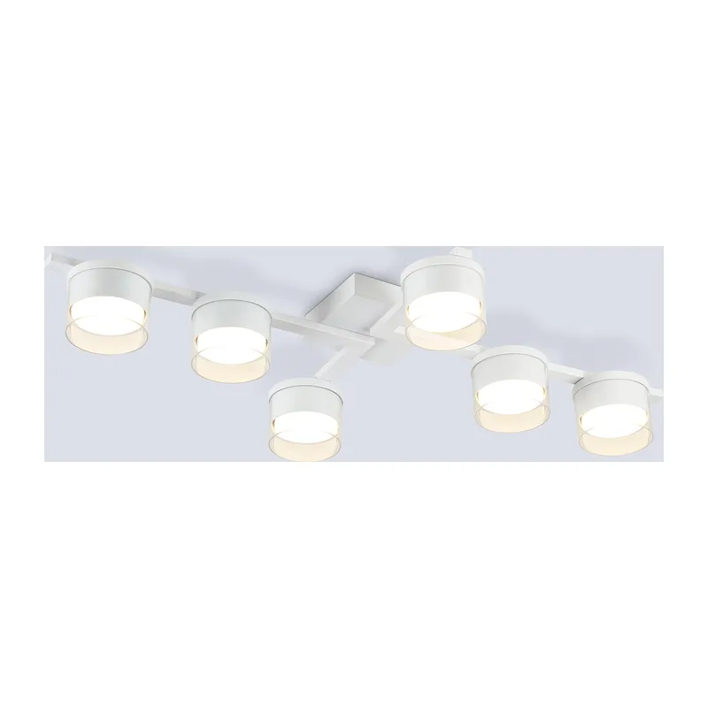 Потолочный светильник GX53*6 FL51662/6 WH/CL белый/прозрачный GX53/6 747*400*105 Ambrella Light 3