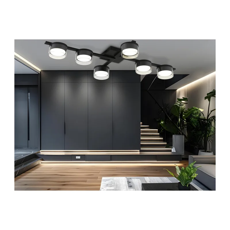 Потолочный светильник GX53*6 FL51670/6 BK/CL черный/прозрачный GX536/6 747*400*105 Ambrella Light 5