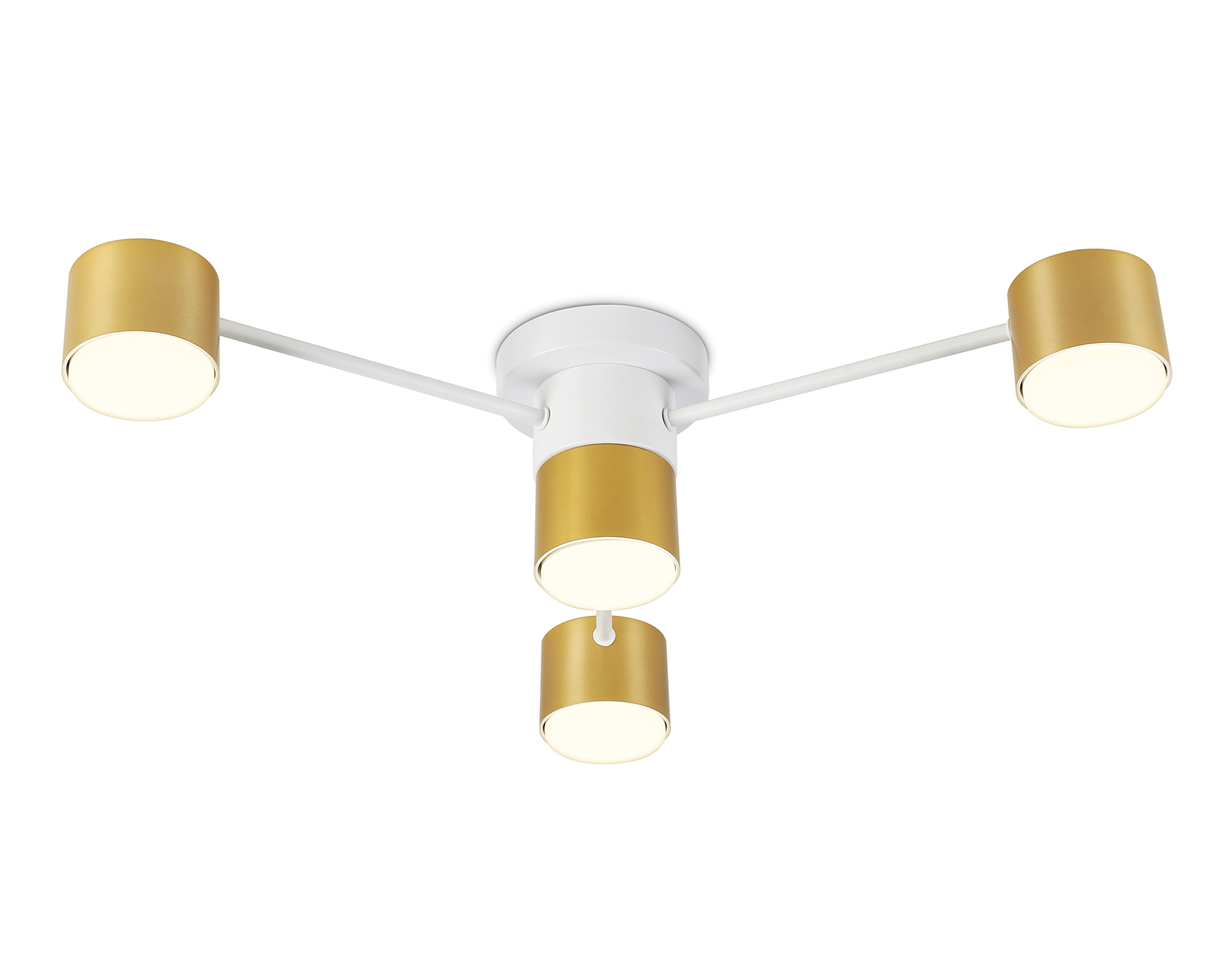 Потолочный светильник FL51720/4 WH/GD белый/золото GX53/4 max 12W 645*135 Ambrella Light 6