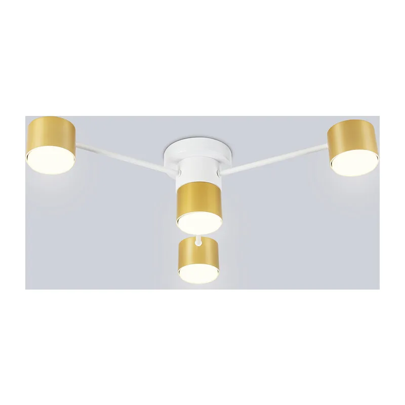 Потолочный светильник GX53*4 FL51720/4 WH/GD белый/золото GX53/4 max 12W 645*135 Ambrella Light 6