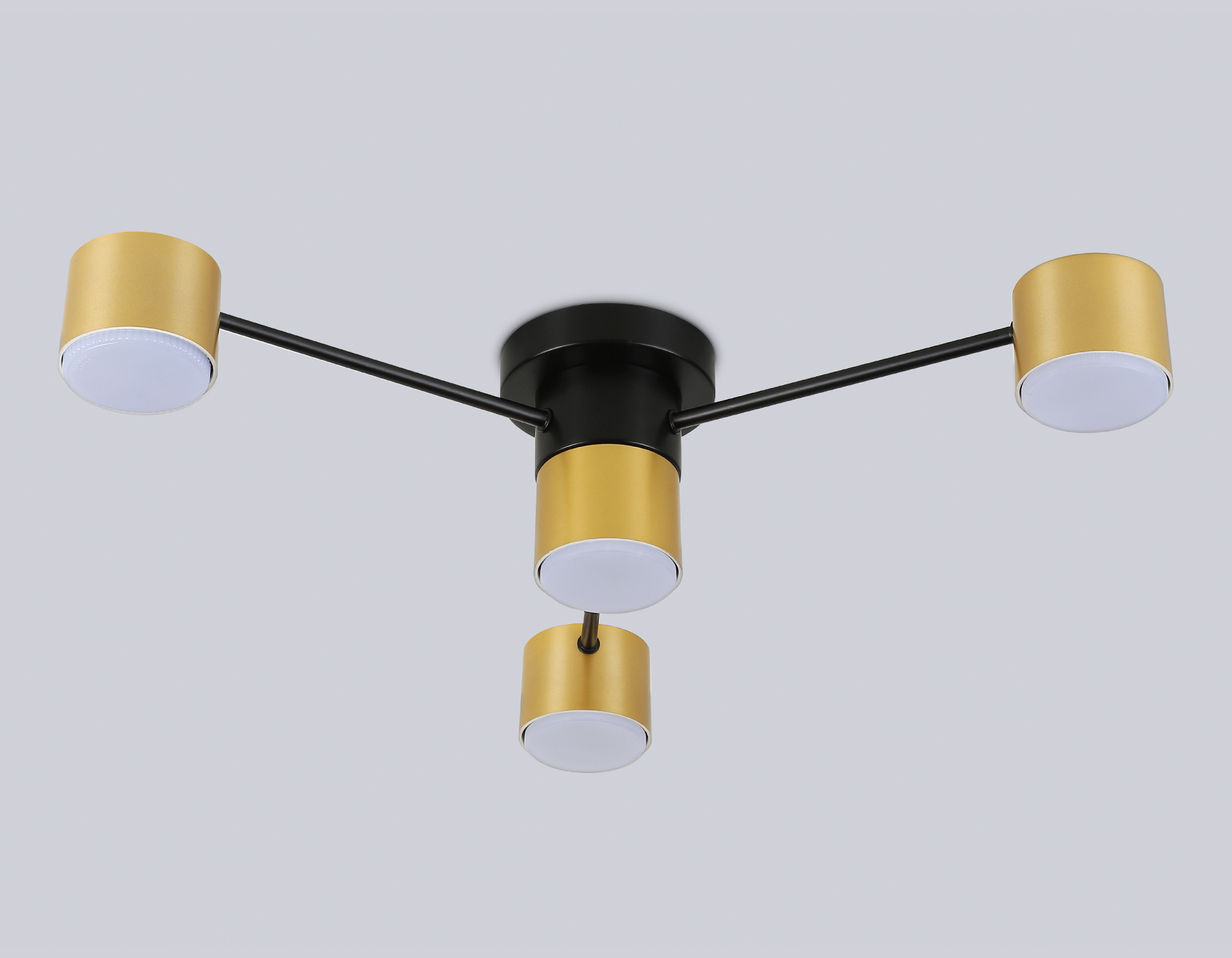 Потолочный светильник FL51722/4 BK/GD черный/золото GX53/4 max 12W 645*135 Ambrella Light 10
