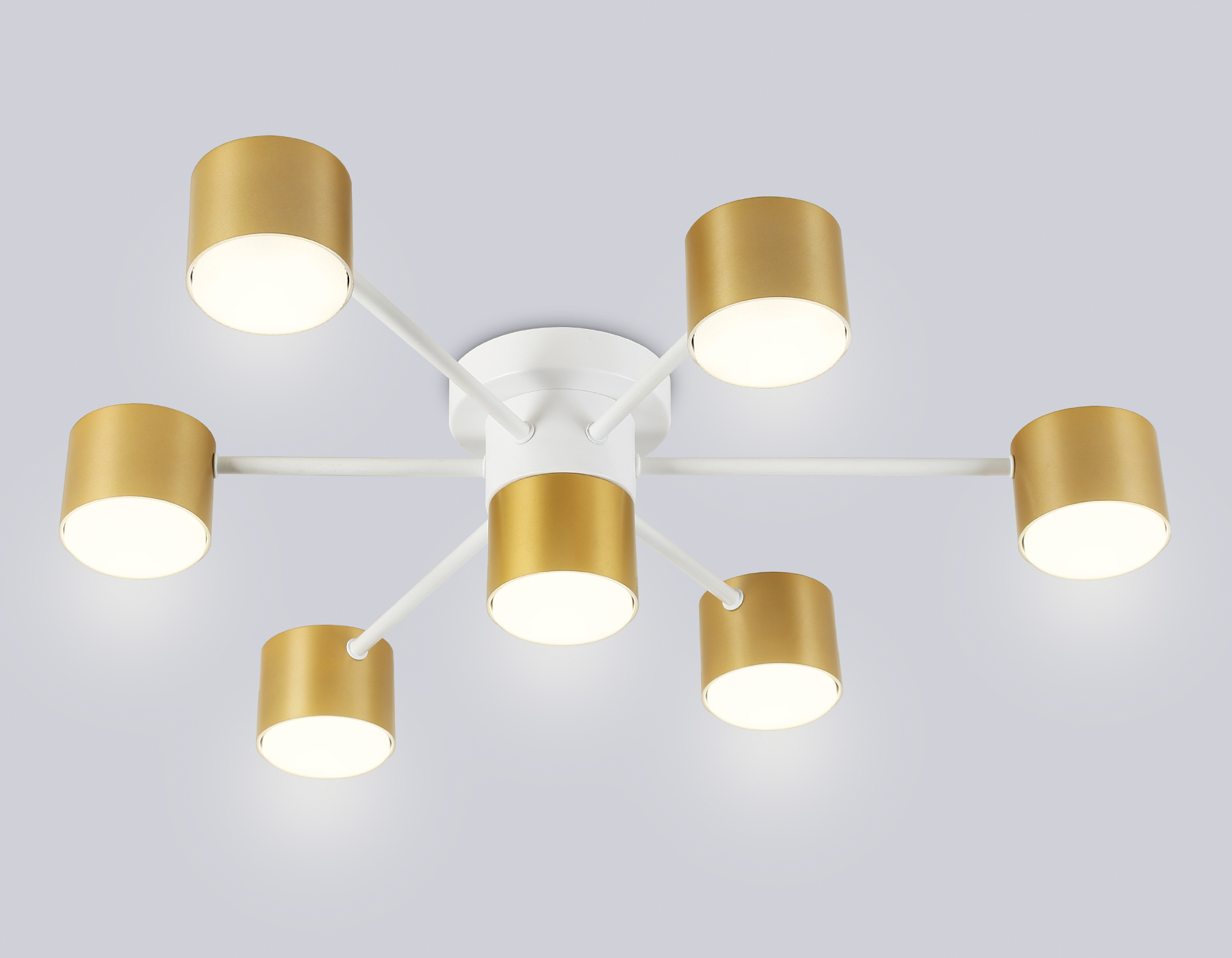 Потолочный светильник FL51725/7 WH/GD белый/золото GX53/7 max 12W 645*135 Ambrella Light 7