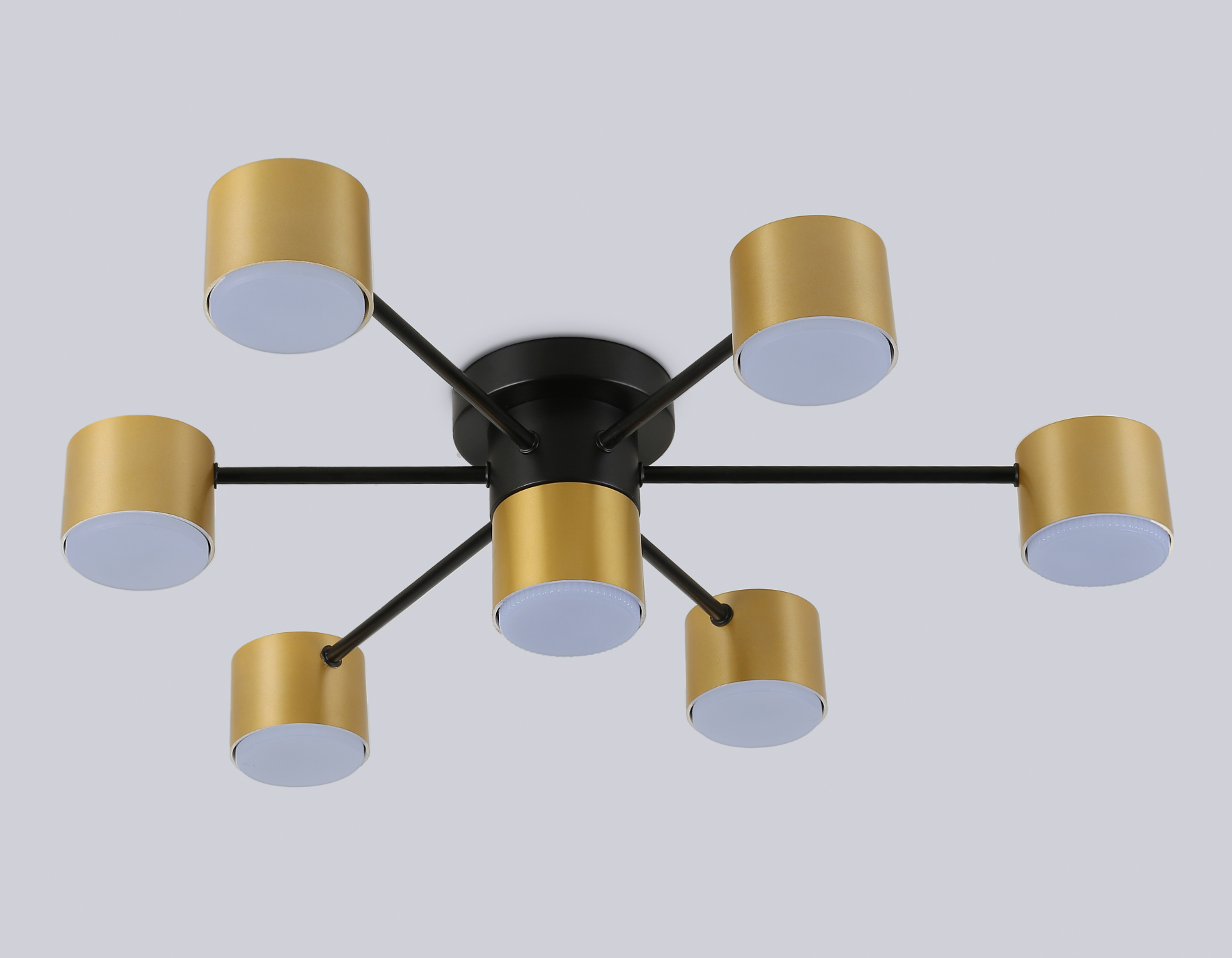 Потолочный светильник FL51726/7 BK/GD черный/золото GX53/7 max 12W 645*135 Ambrella Light 10