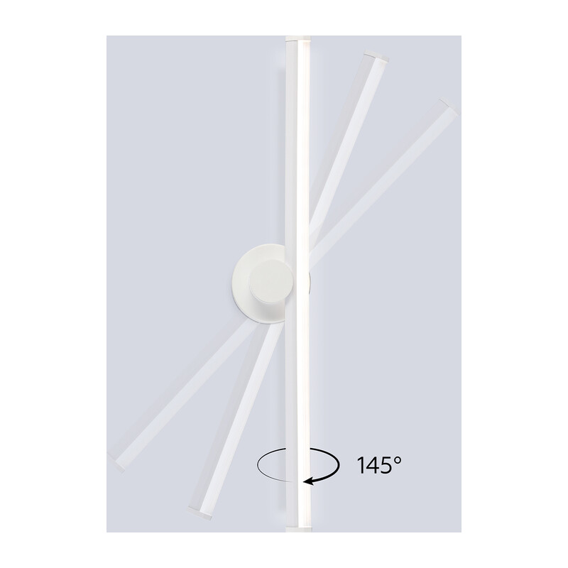 Настенный светодиодный светильник FL6101 WH белый 14W 3000K-6400K 605*100*60 Ambrella Light 11