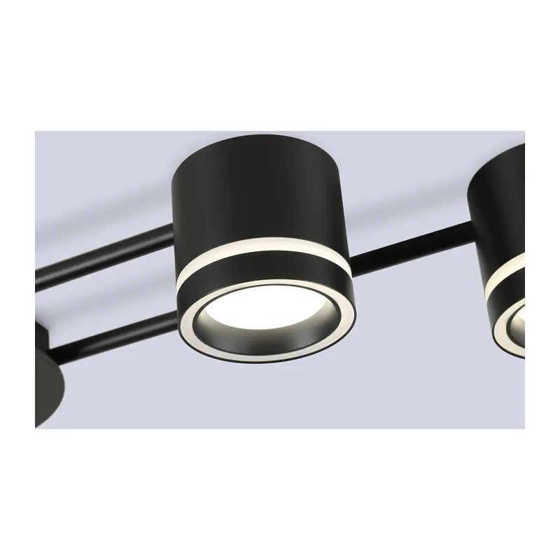 Потолочный светильник GX53*6 FL71516/6 BK черный GX53/6 730*677*95 Ambrella Light 2