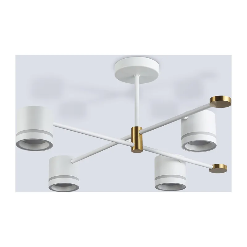 Потолочный светильник GX53*4 FL71527/4 WH/GD белый/золото GX53/4 700*700*290 Ambrella Light 4