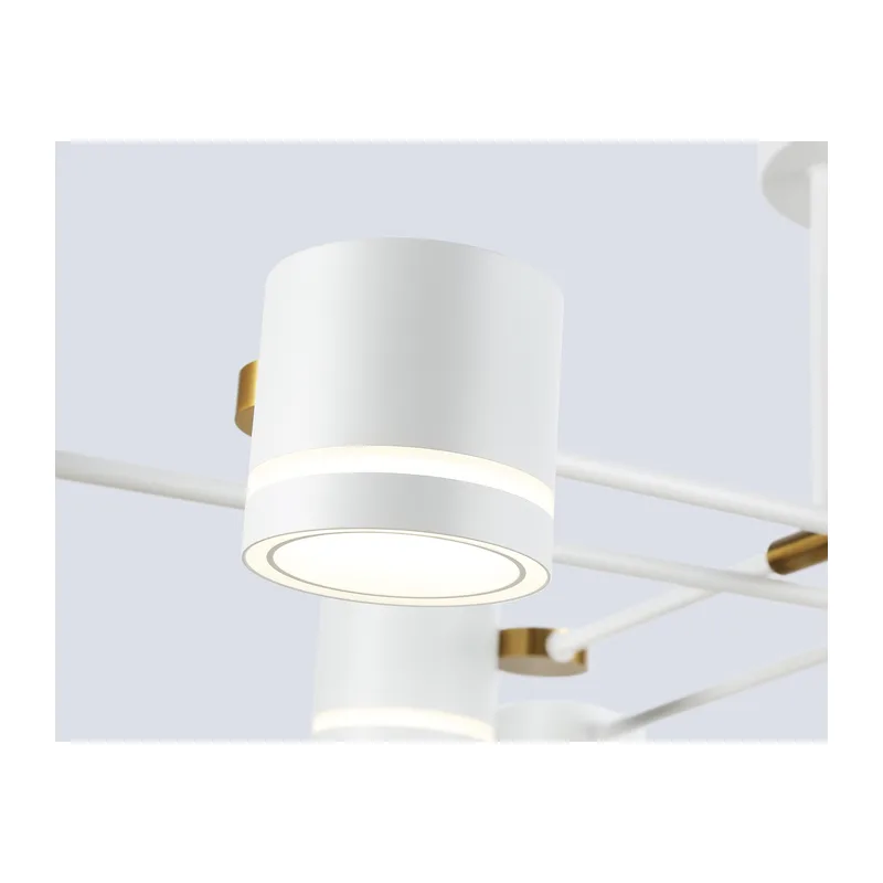 Потолочный светильник GX53*8 FL71531/8 WH/GD белый/золото GX53/8 932*932*260 Ambrella Light 2