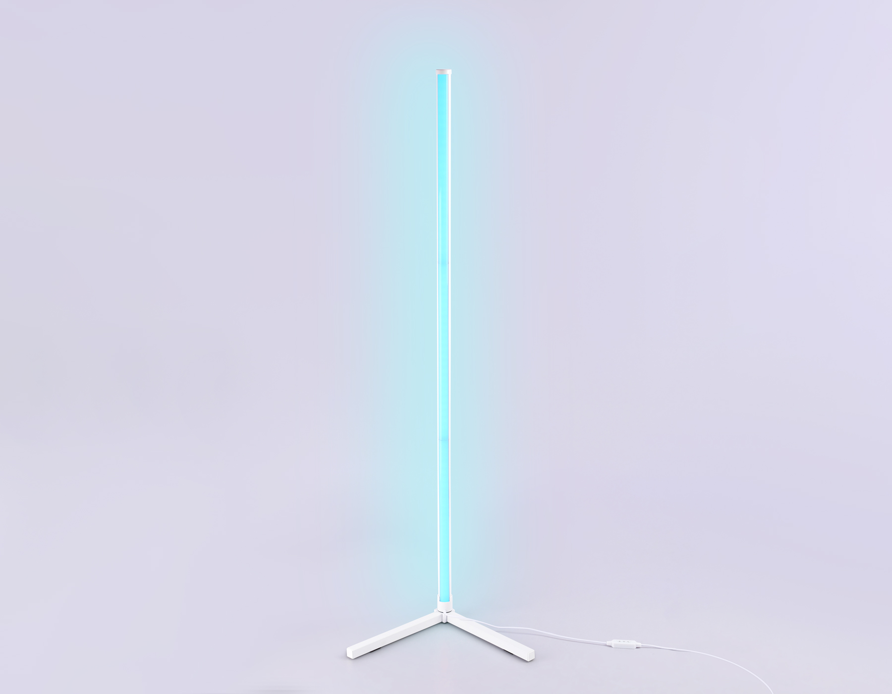 Светильник светодиодный напольный RGB с пультом FL8020 WH белый LED 15W RGB D32*1250 (ПДУ РАДИО 2.4G) Ambrella Light 19
