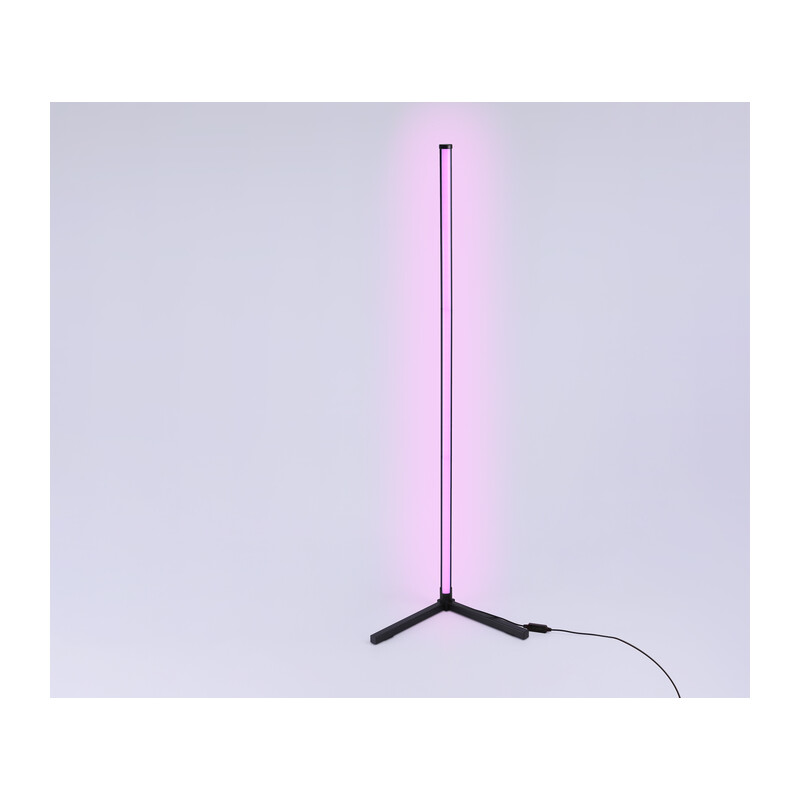 Светильник светодиодный напольный RGB с пультом FL8022 BK черный LED 15W RGB D32*1250 (ПДУ РАДИО 2.4G) Ambrella Light 13