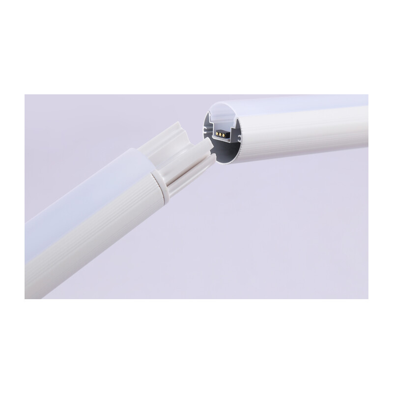 Светильник светодиодный напольный RGB с пультом FL8025 WH белый LED 20W RGB D32*1650 (ПДУ РАДИО 2.4G) Ambrella Light 12