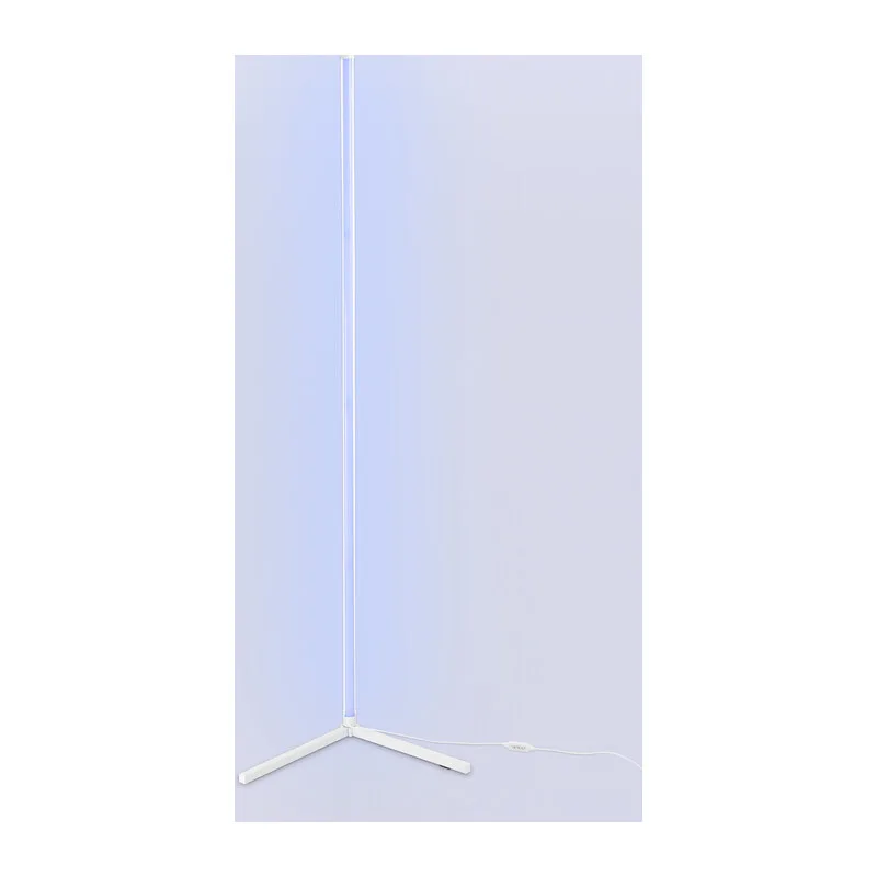 Светильник светодиодный напольный с пультом 3000K-6400K+RGB 20Вт FL8025 WH белый LED 20W RGB D32*1650 (ПДУ РАДИО 2.4G) Ambrella Light 12