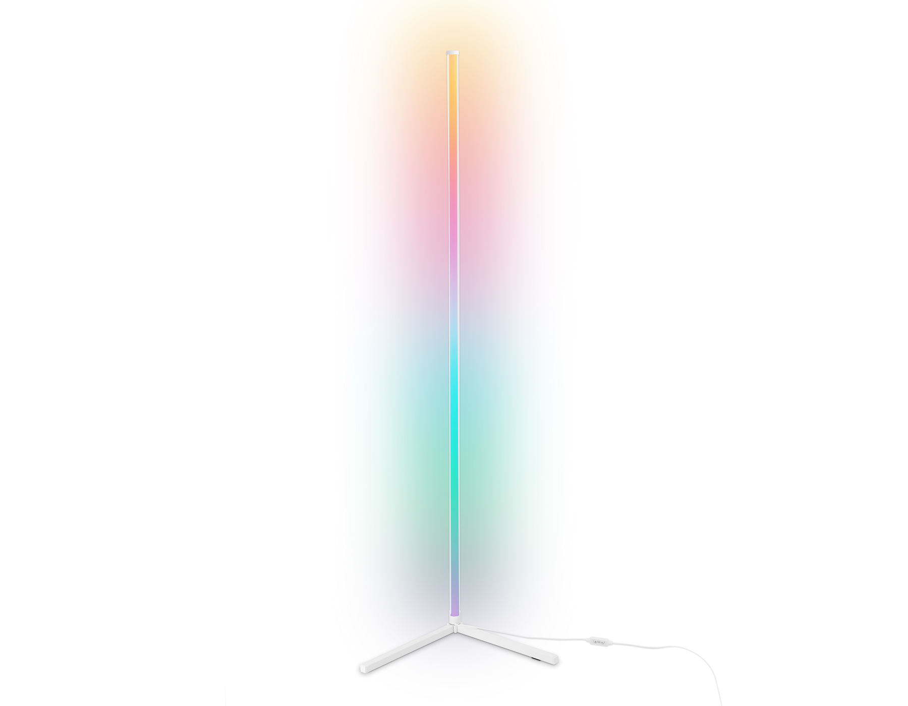 Светильник светодиодный напольный RGB с пультом FL8025 WH белый LED 20W RGB D32*1650 (ПДУ РАДИО 2.4G) Ambrella Light 16