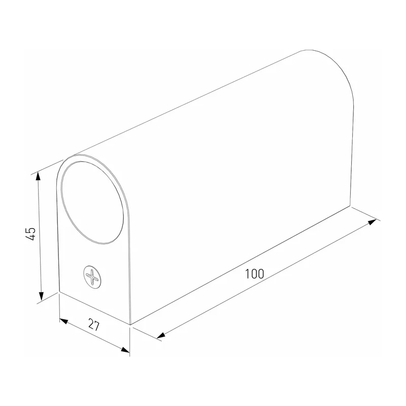 Накладные крепления для круглого гибкого неона Full light черный (FL 28101) FL 28101 Elektrostandard 5