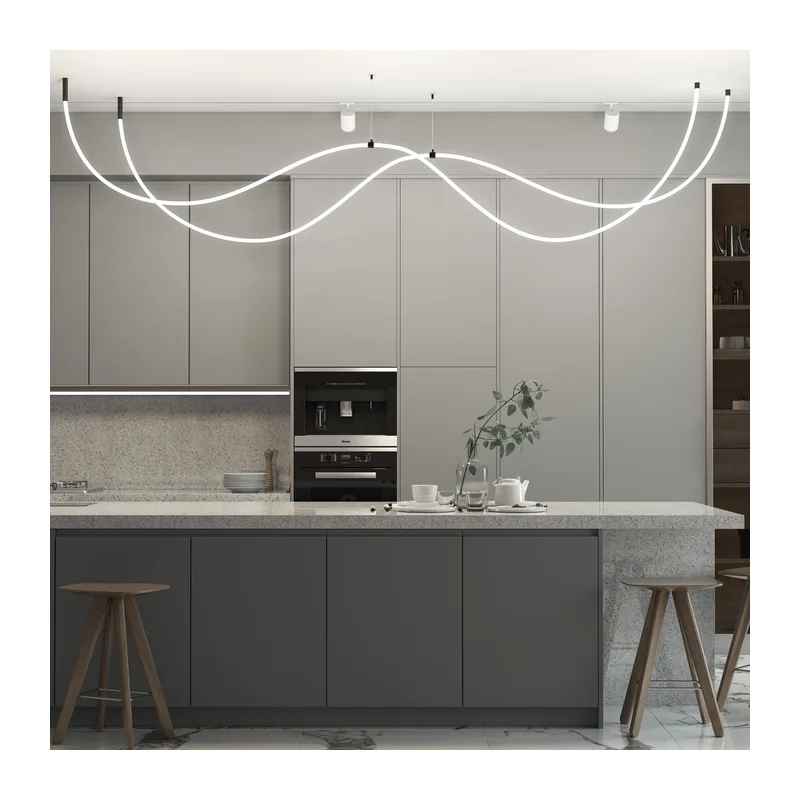 Подвесной трос для круглого гибкого неона Full light черный 2 м FL 2830 черный Elektrostandard 3