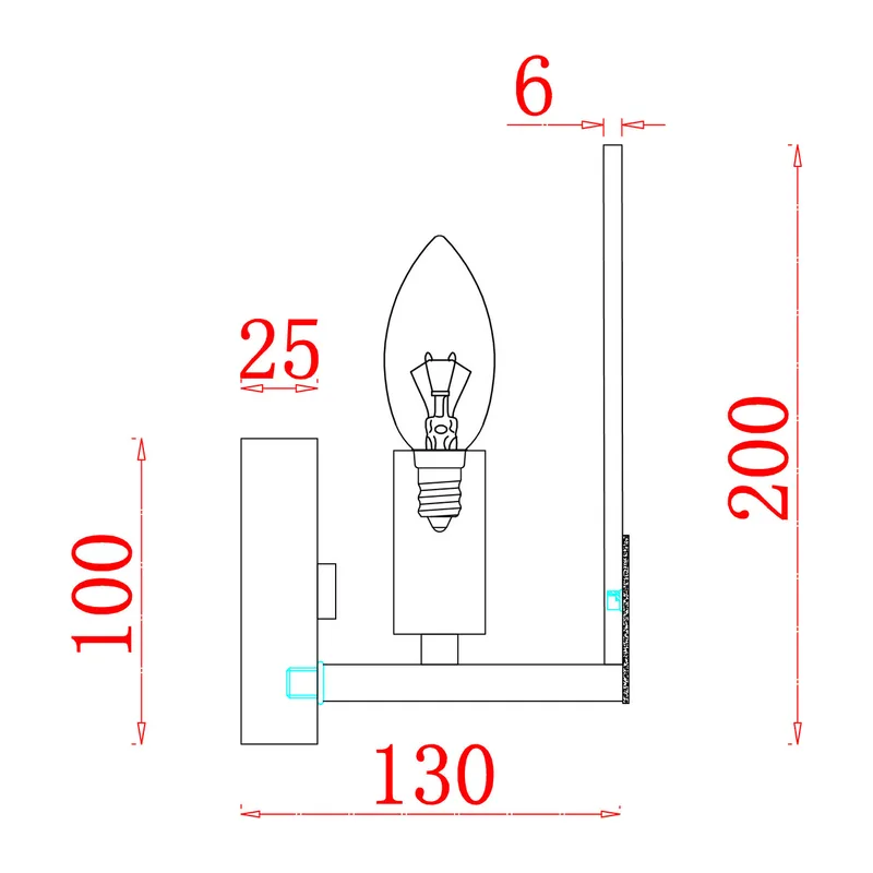 Настенный светильник (бра) FR5237WL-01BS Фэнтези E14x1 Freya 3