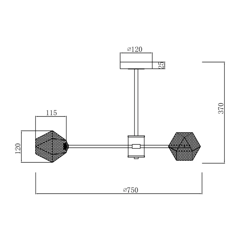 Люстра FR5328CL-06B Флористический / Floristic G9x6 Freya 2