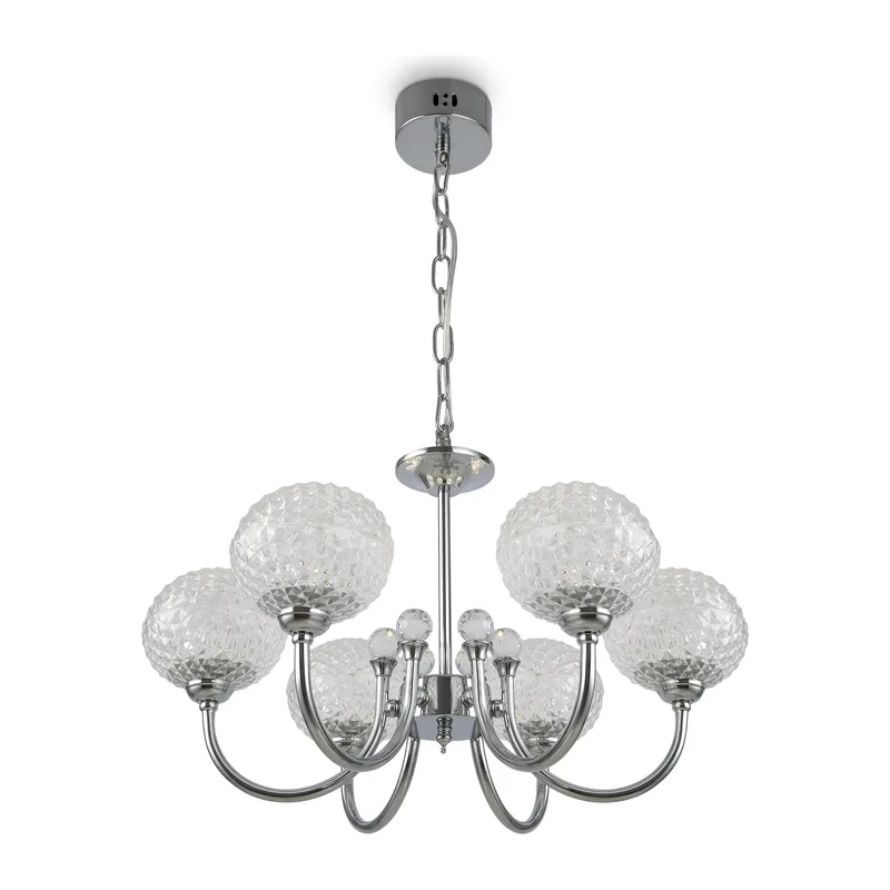 Люстра FR6026PL-06CH Дегни / Degni 32 Вт LED Freya