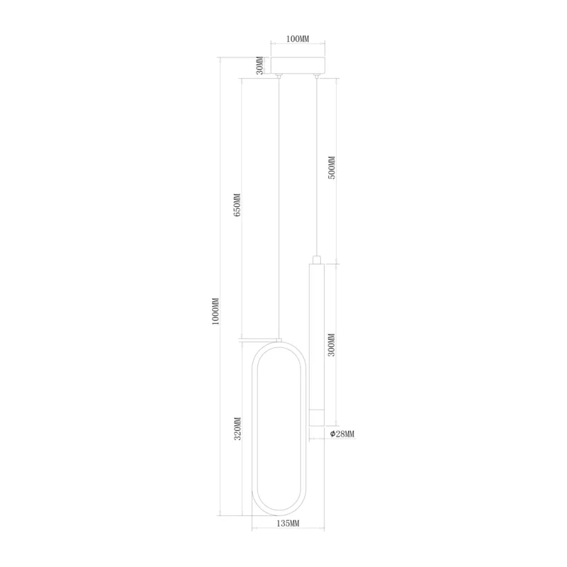Подвесной светильник FR6082PL-L23B Эйри / Airy 16 Вт LED Freya 5