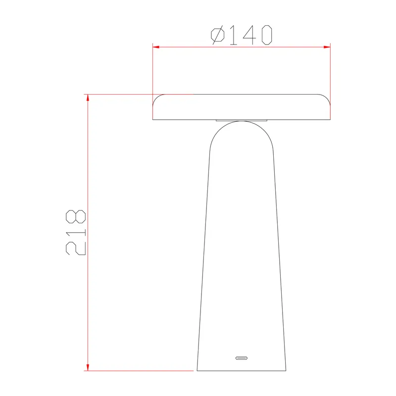 Аккумуляторный светильник FR6109TL-L4OR Гриб 4 Вт LED Freya 2