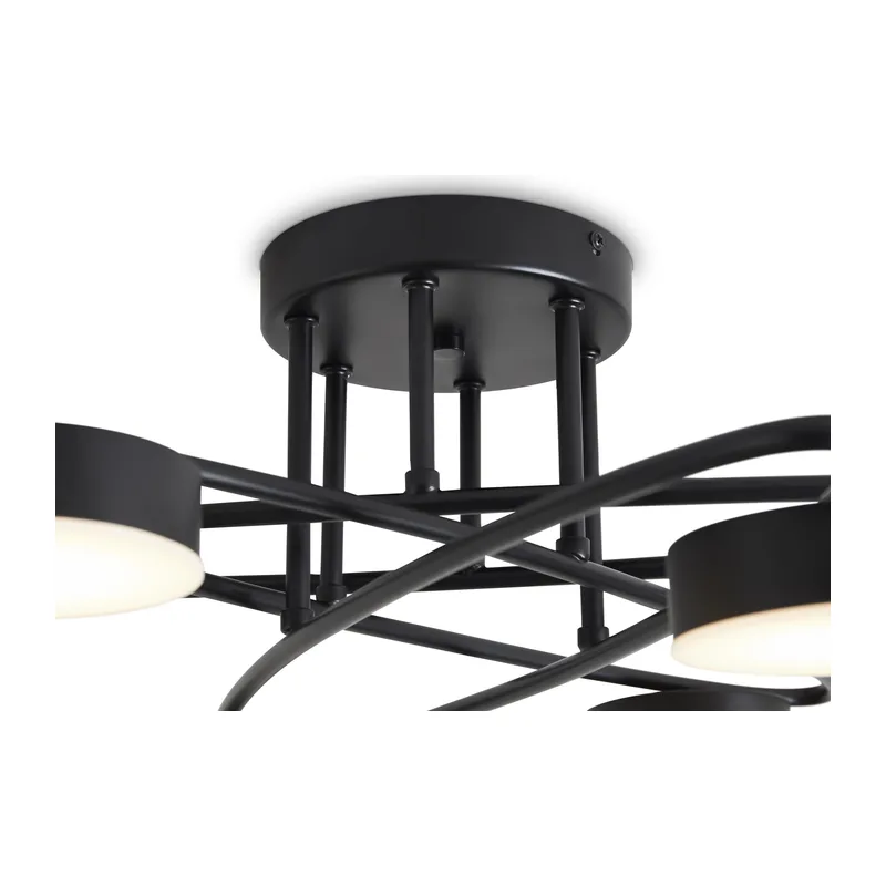 Люстра FR6155CL-L36B Вихрь / Vortex 36 Вт LED Freya 6