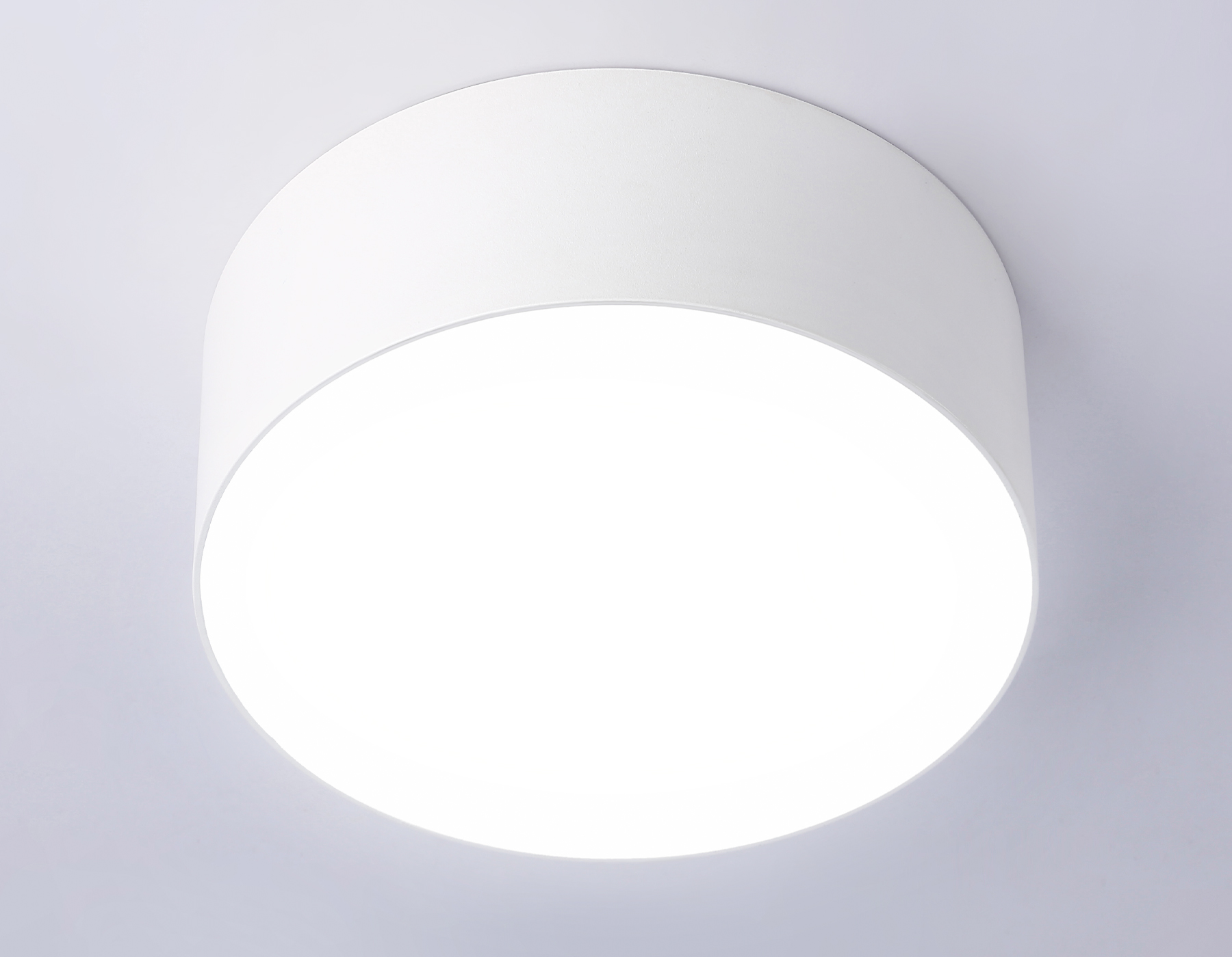 Потолочный светодиодный светильник FV5512 WH белый LED 15W 4200K D120*58 (Без ПДУ) Ambrella Light 15