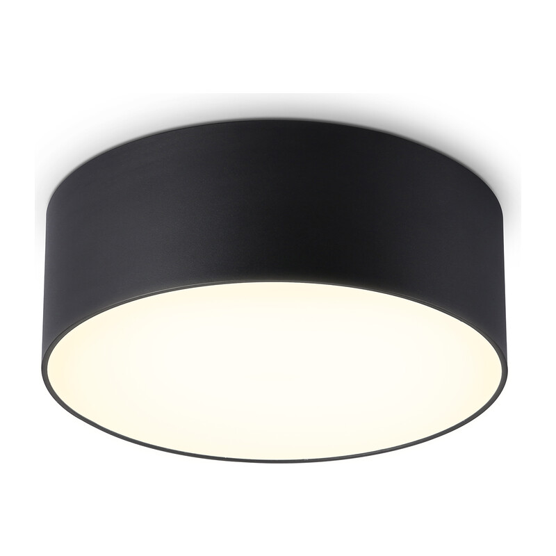 Потолочный светодиодный светильник FV5513 BK черный LED 15W 3000K D120*58 (Без ПДУ) Ambrella Light 9