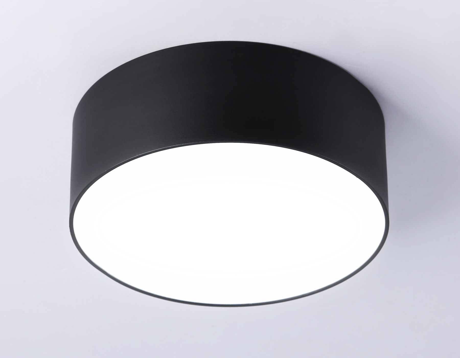 Потолочный светодиодный светильник FV5514 BK черный LED 15W 4200K D120*58 (Без ПДУ) Ambrella Light 15