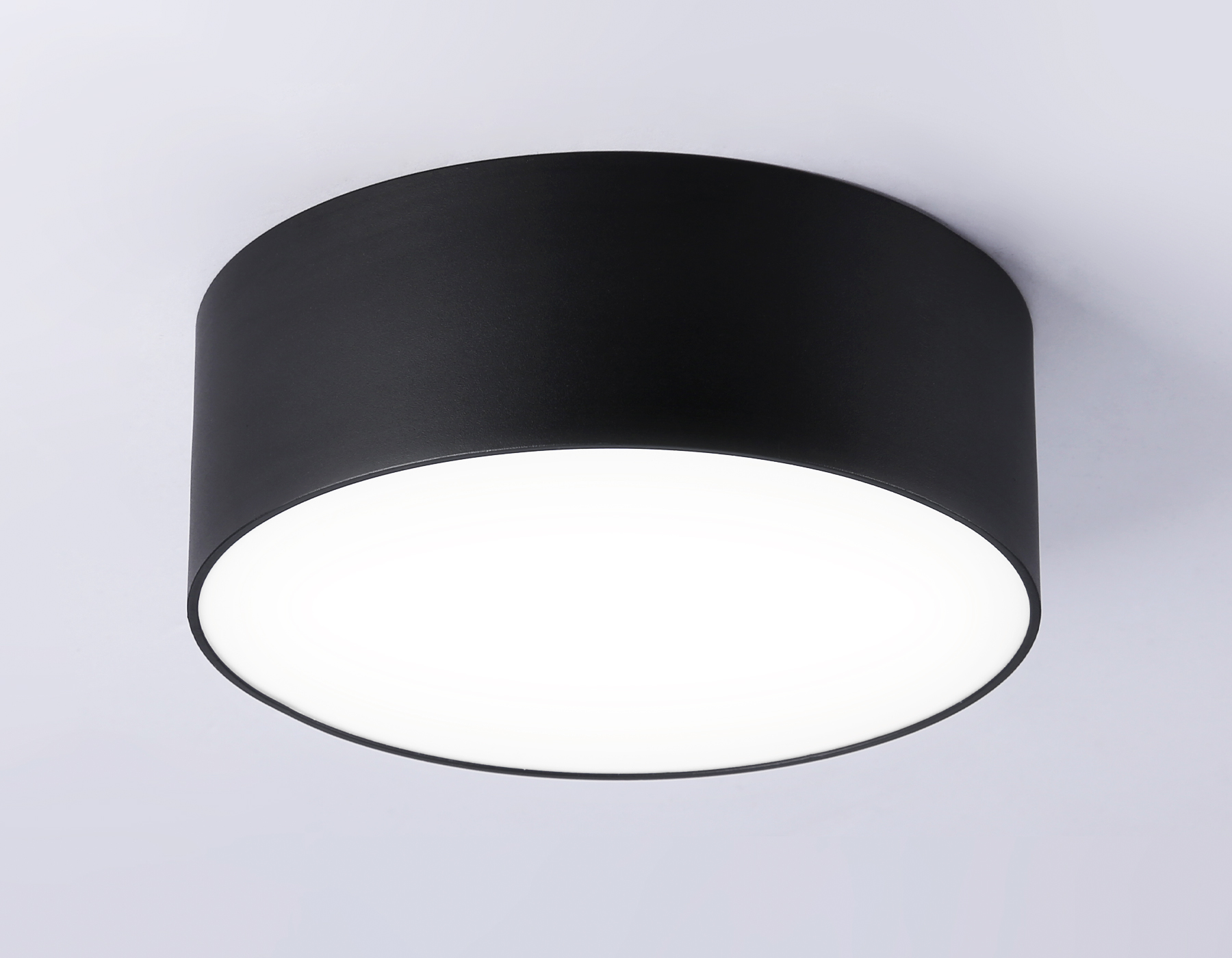 Потолочный светодиодный светильник FV5514 BK черный LED 15W 4200K D120*58 (Без ПДУ) Ambrella Light 16