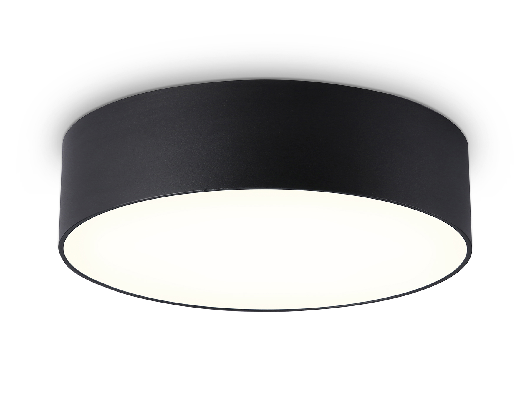Потолочный светодиодный светильник FV5517 BK черный LED 18W 3000K D160*58 (Без ПДУ) Ambrella Light 10
