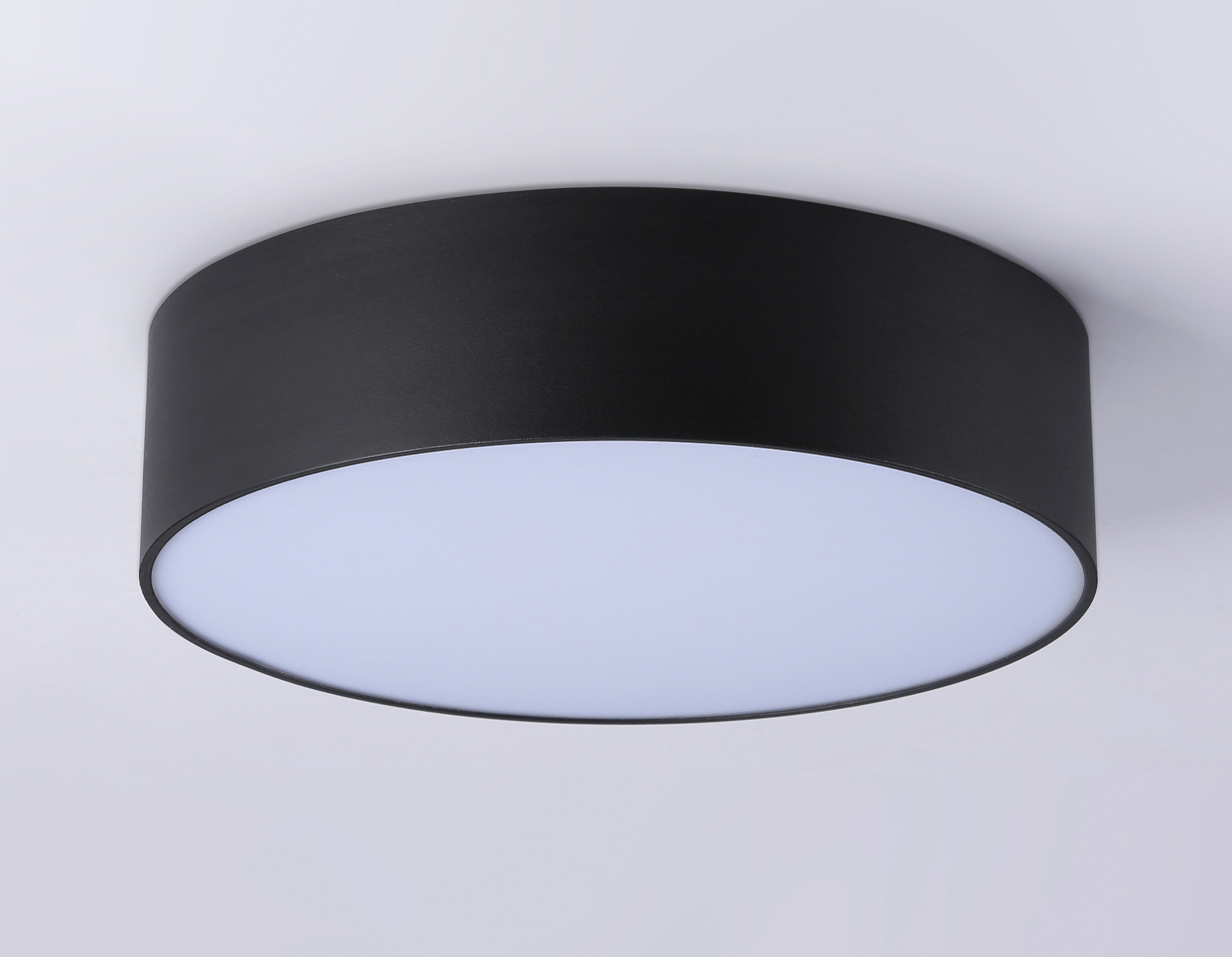 Потолочный светодиодный светильник FV5517 BK черный LED 18W 3000K D160*58 (Без ПДУ) Ambrella Light 17