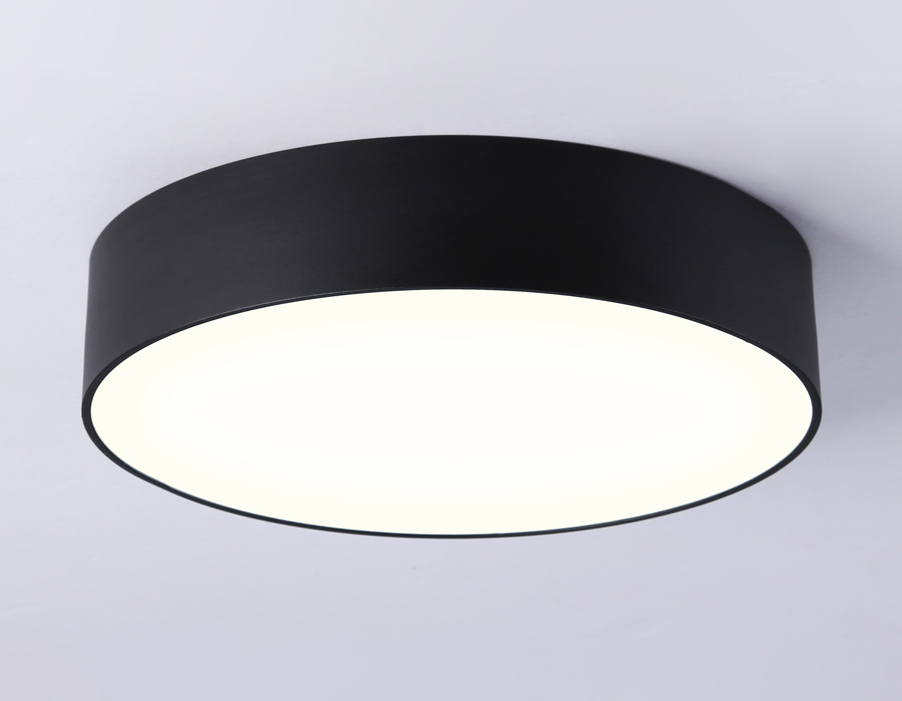 Потолочный светодиодный светильник FV5521 BK черный LED 26W 3000K D220*58 (Без ПДУ) Ambrella Light 15