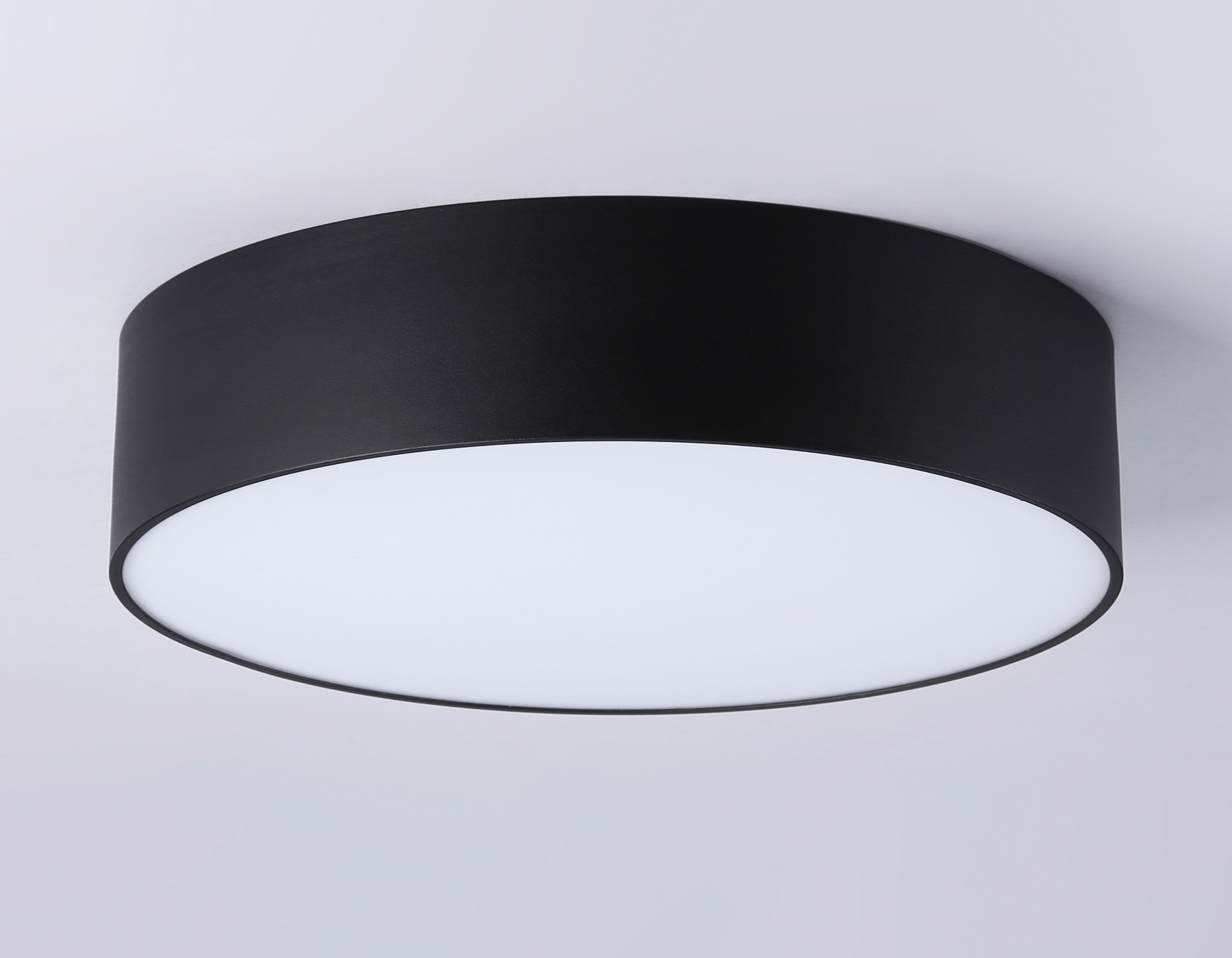 Потолочный светодиодный светильник FV5521 BK черный LED 26W 3000K D220*58 (Без ПДУ) Ambrella Light 17
