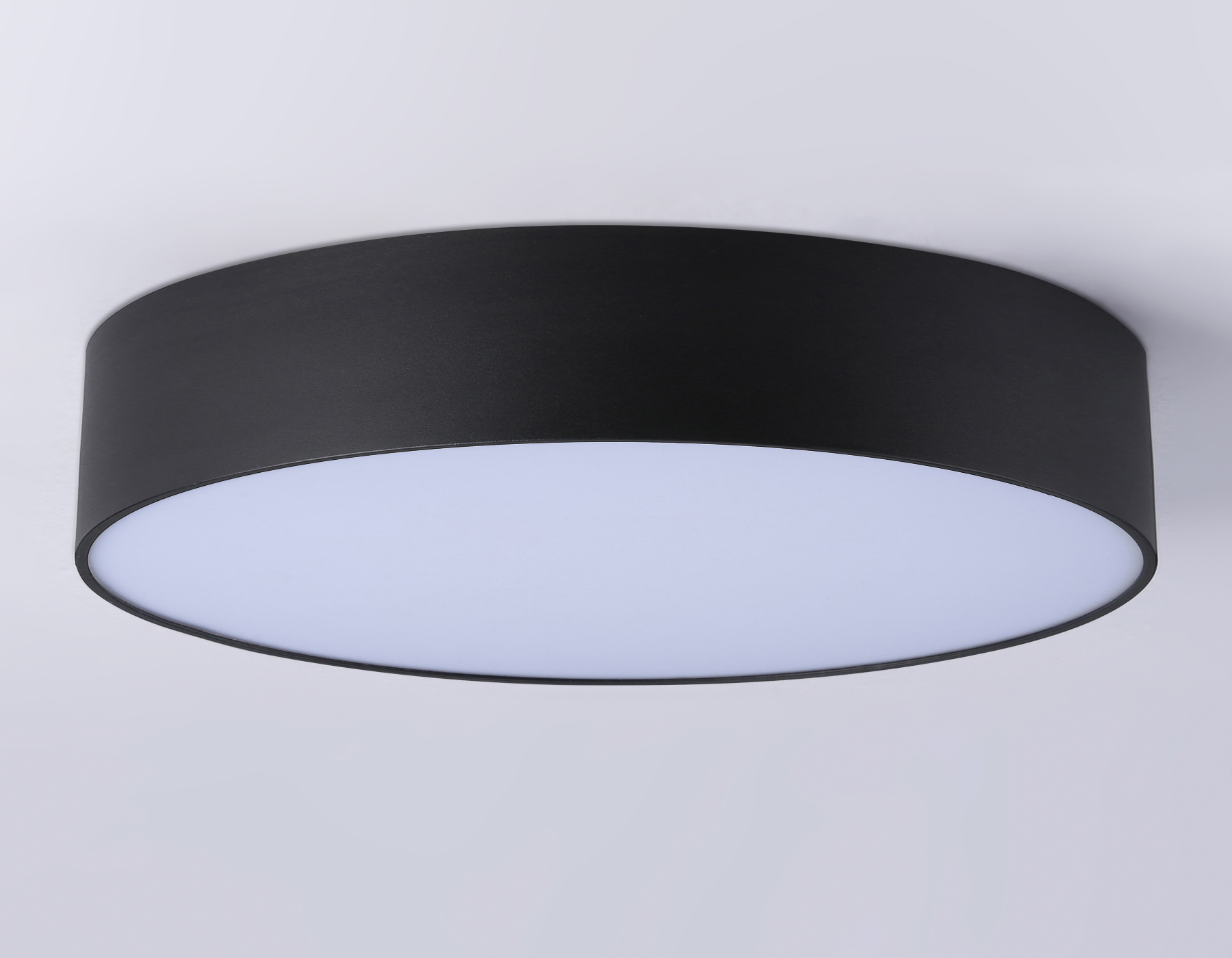 Потолочный светодиодный светильник FV5529 BK черный LED 45W 3000K D400*58 (Без ПДУ) Ambrella Light 17