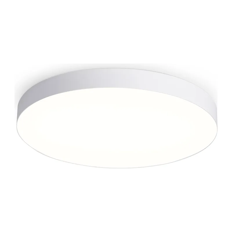Потолочный светодиодный светильник 3000K 90Вт FV5535 WH белый LED 90W 3000K D600*58 (Без ПДУ) Ambrella Light 9