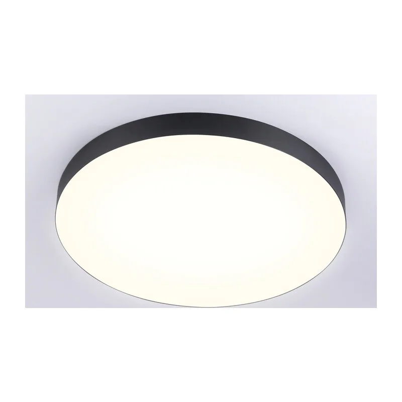 Потолочный светодиодный светильник 3000K 90Вт FV5537 BK черный LED 90W 3000K D600*58 (Без ПДУ) Ambrella Light 11