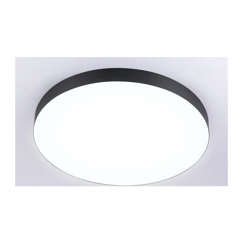 Потолочный светодиодный светильник 4200K 90Вт FV5538 BK черный LED 90W 4200K D600*58 (Без ПДУ) Ambrella Light 12