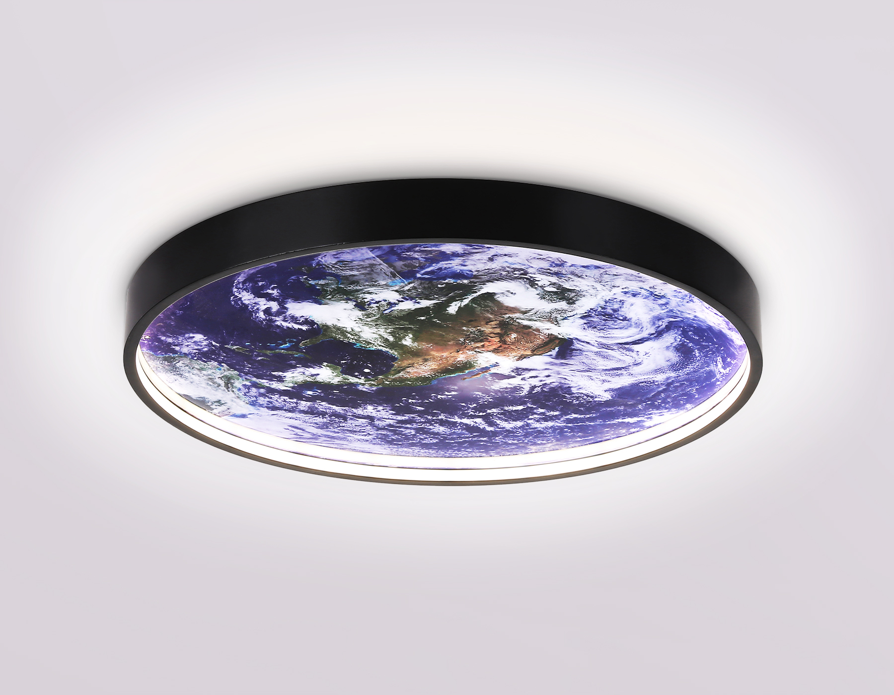 Настенно-потолочный светодиодный светильник FW11131 BK черный 15W LED 3000-6400K D240*38 Ambrella Light 22