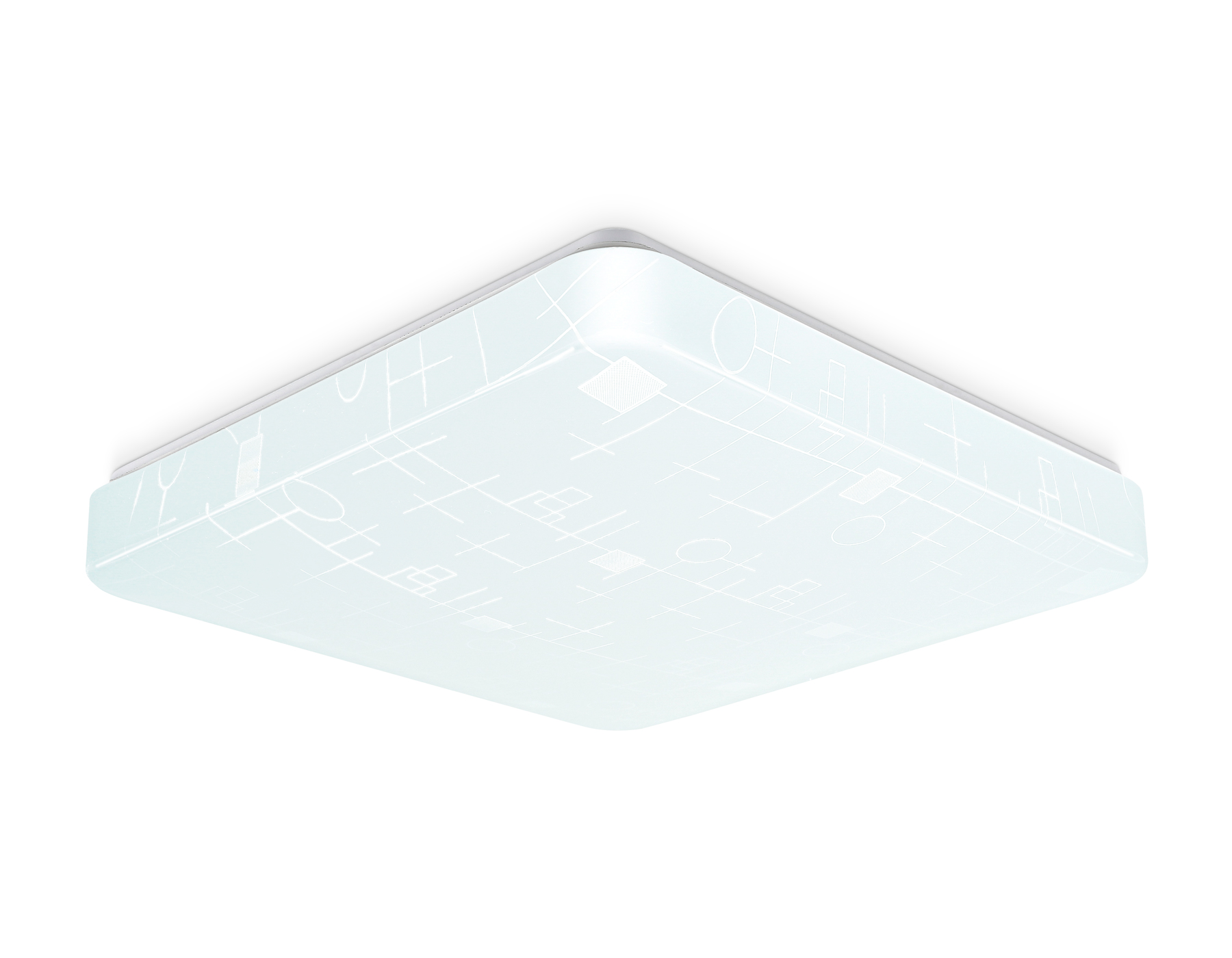 Потолочный светодиодный светильник FZ1156 WH белый 30W 6400K 370*370*85 (Без ПДУ) Ambrella Light 4