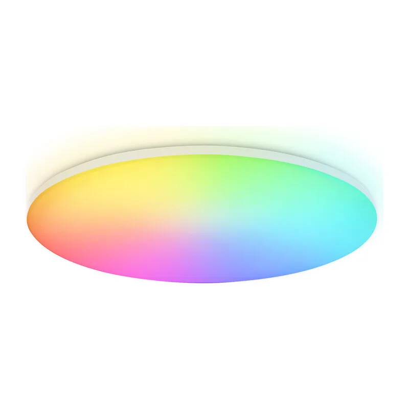 Умный светодиодный светильник с пультом 3000K-6500K+RGB 30Вт IP54 (Tuya,Smart Home,Яндекс Алиса) FZ2003 WH белый IP54 30W 3000K-6500K+RGB Wi-Fi Алиса/Tuya/Smart Home/Alexa D450*60 (ПДУ ИК) Ambrella Light 9