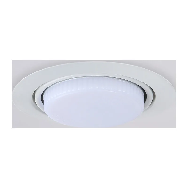 Встраиваемый поворотный точечный светильник 1*GX53 G10122 WH белый GX53 max 12W D120*48 Ambrella Light 8