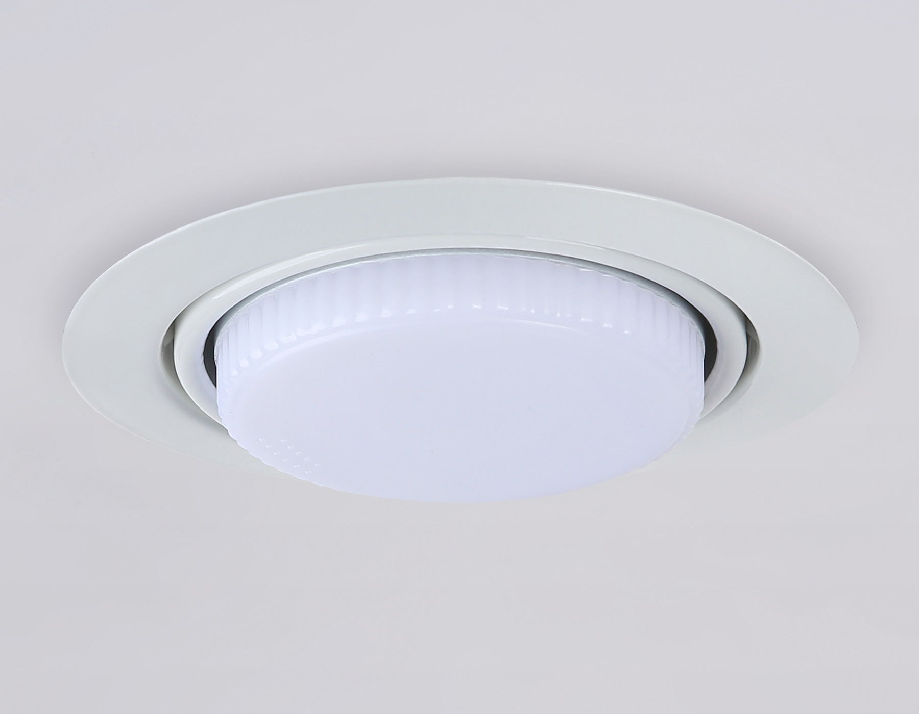 Светильник встраиваемый поворотный со сменной лампой GX53 G10122 WH белый GX53 max 12W D120*48 Ambrella Light 9